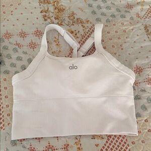 ALO Yoga White Sports Bra